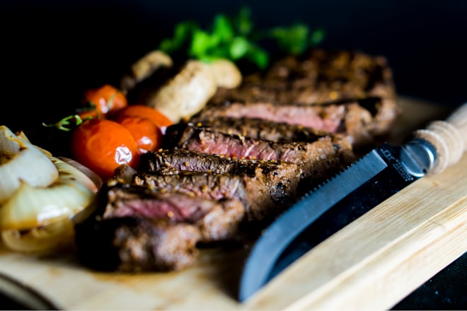 reverse pan sear steak