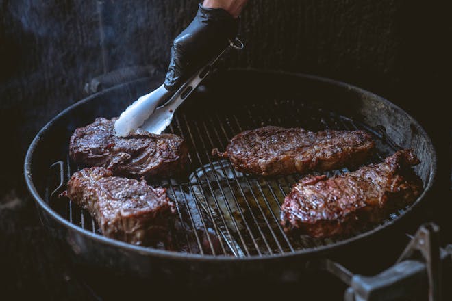 reverse cooking a steak